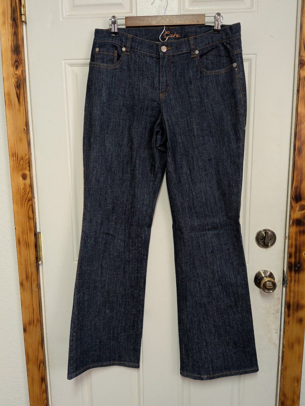 Y2K  Women’s Cache Jeans Size 10 Western Cowgirl Bootcut Blue